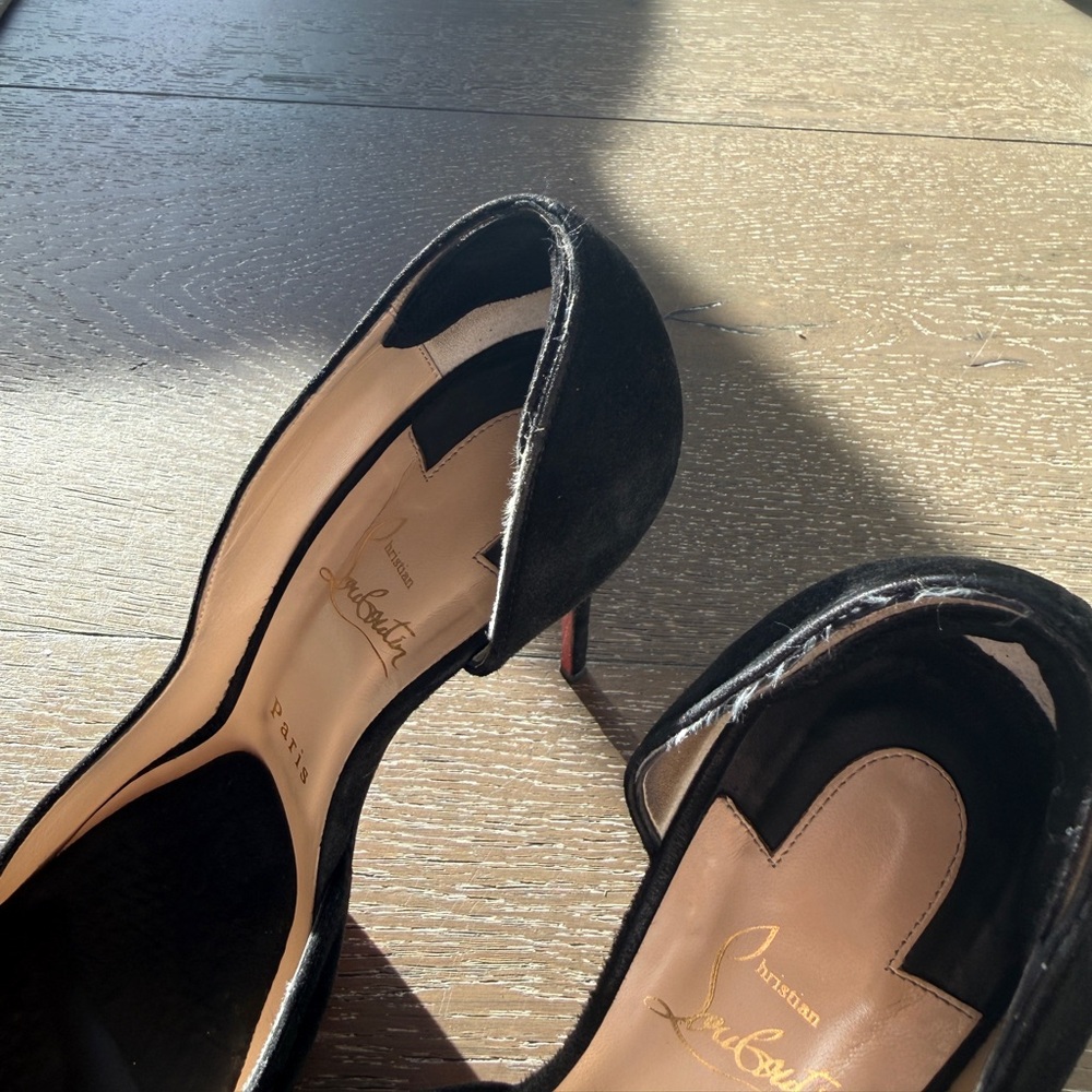 Christian Louboutin Iriza 100 suede pumps - Picture 4 of 8